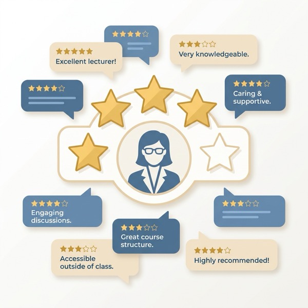 Faculty Reviews Dashboard with Ratings